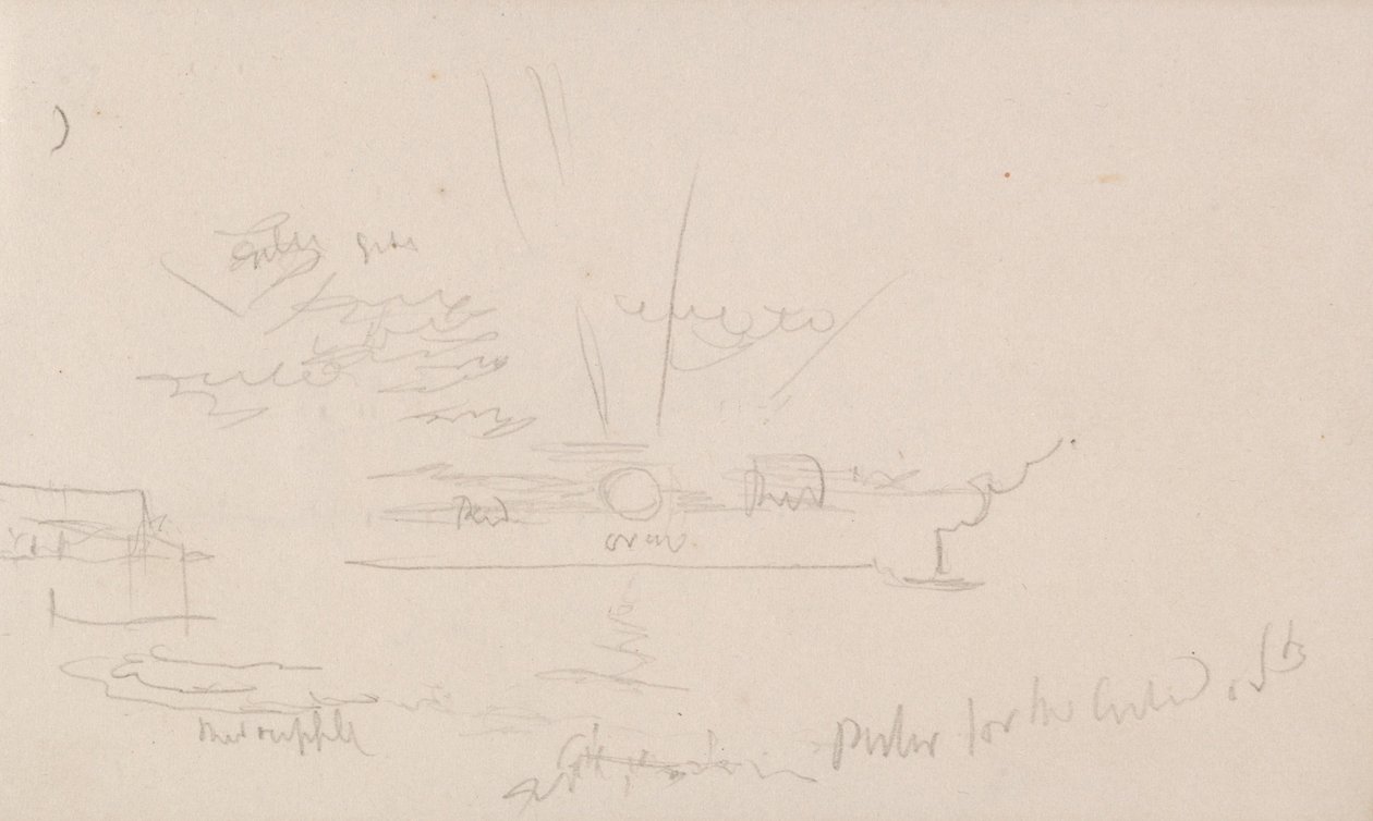 Skicář kanálu od Joseph Mallord William Turner