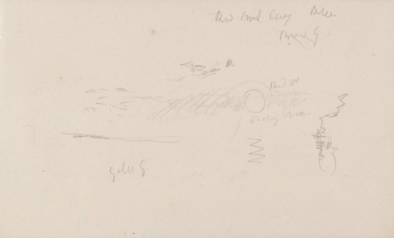Skicář kanálu od Joseph Mallord William Turner