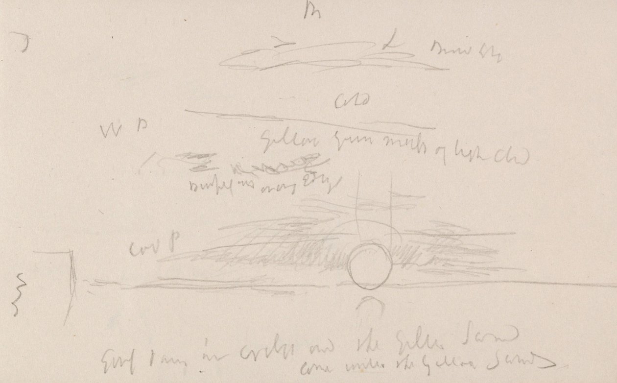 Skicář kanálu od Joseph Mallord William Turner