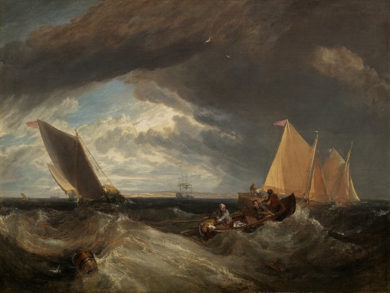 Spojení Temže a Medway, 1807 od Joseph Mallord William Turner