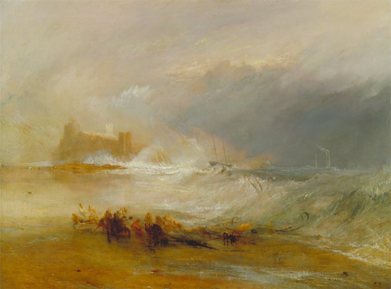Wreckers-Coast of Northumberland, with a Steam-Boat Assisting a Ship off Shore od Joseph Mallord William Turner