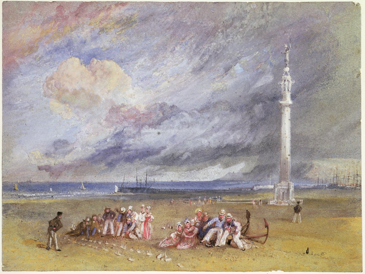 Yarmouth Sands, kolem 1824-30 od Joseph Mallord William Turner