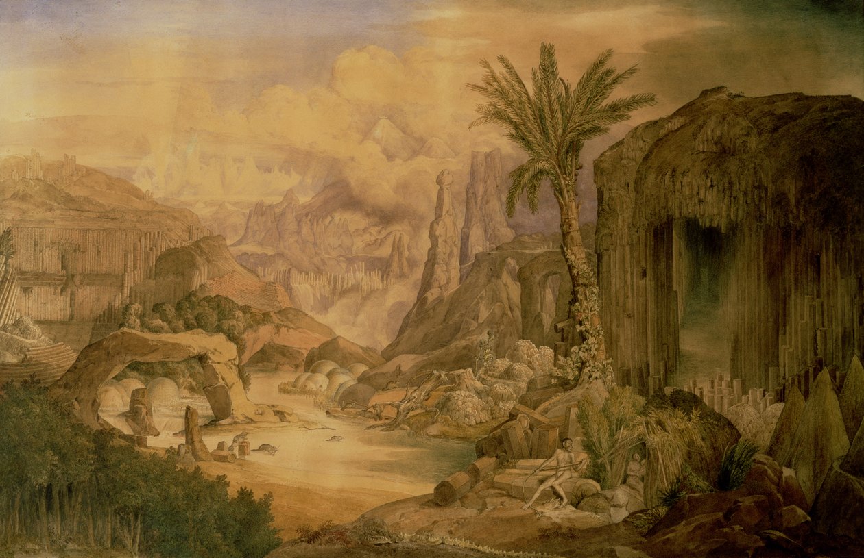 Architektura: její přirozený model, c.1838 od Joseph Michael Gandy