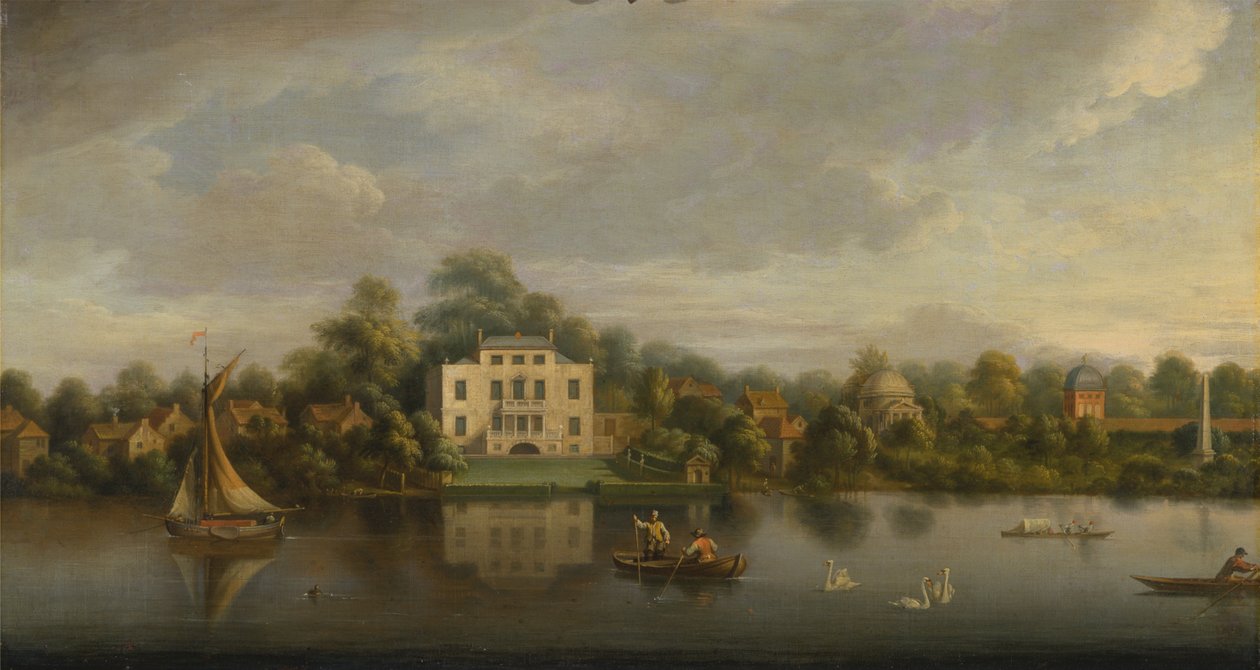 Popes Villa, Twickenham od Joseph Nickolls