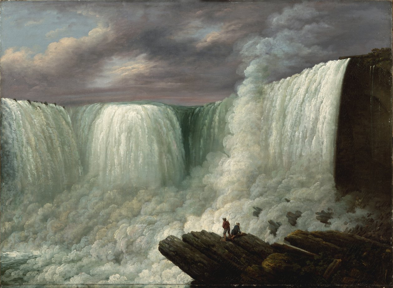 Niagarské vodopády, 1818 od Joseph Otis Minott
