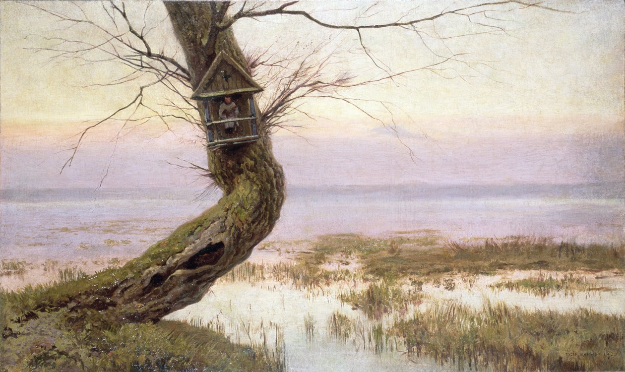 Svatyně na staré vrbě, 1920 od Joseph Rapacki