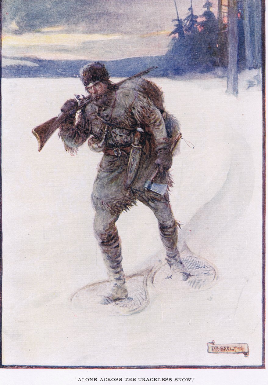 La Salle sama přes sníh bez kolejí od Joseph Ratcliffe Skelton