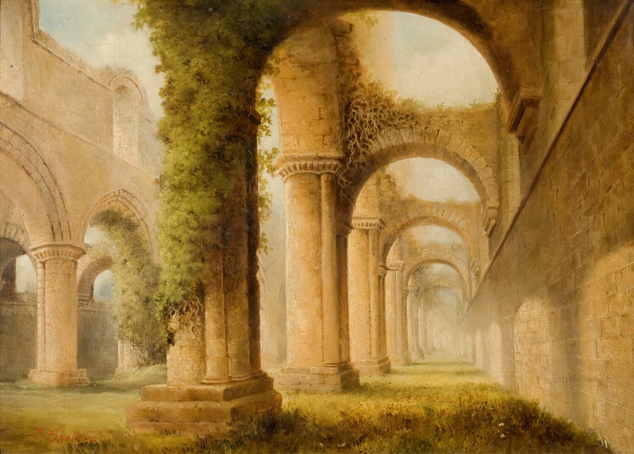Kirkstall Abbey od Joseph Ratcliffe Skelton