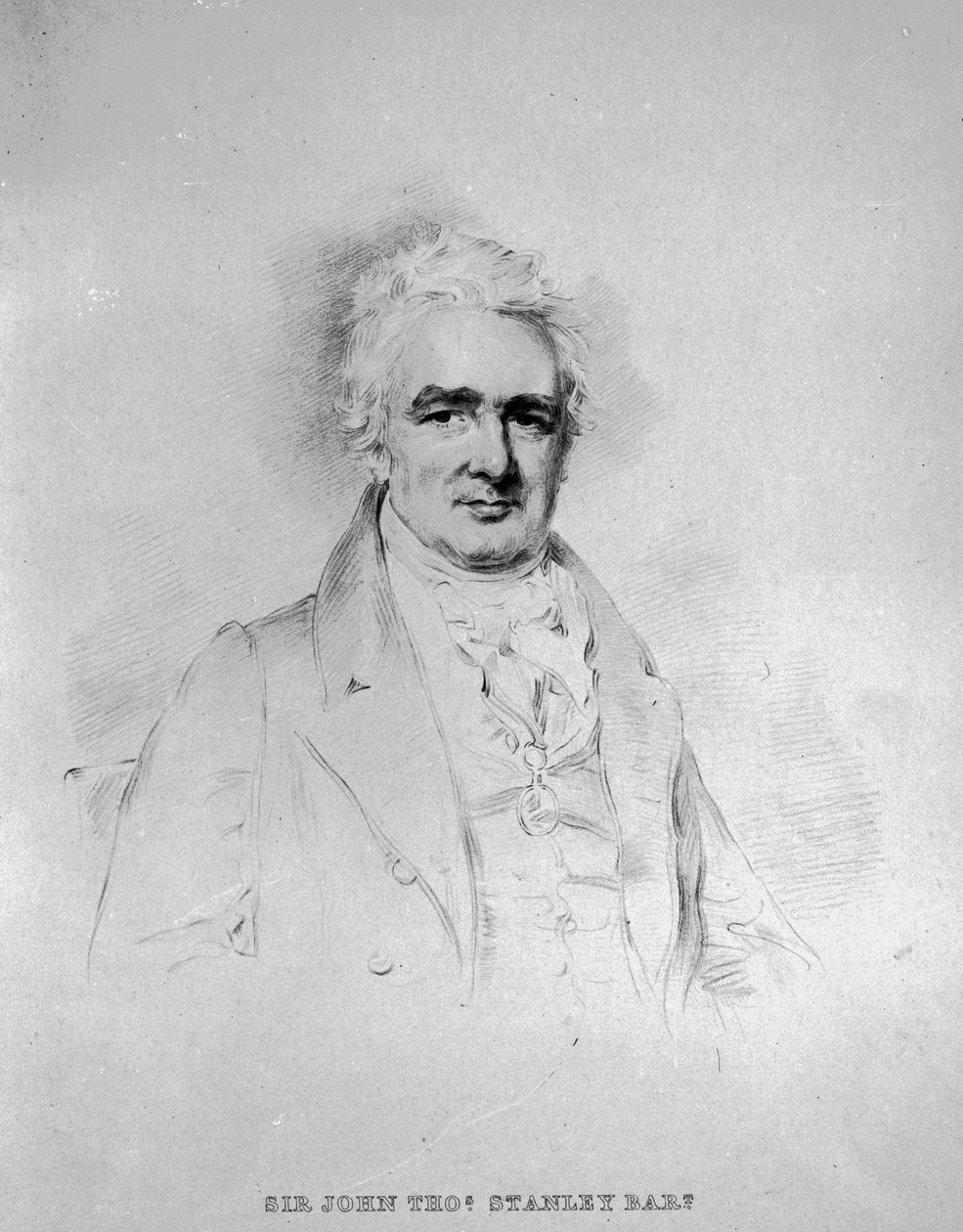 Sir John Thomas Stanley Bart, 1. lord Stanley z Alderley, vyryl Isaac W. Slater od Joseph Slater