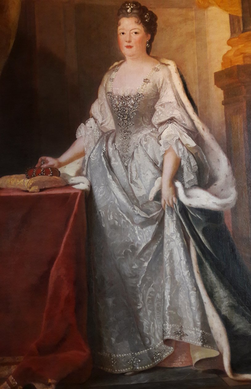 Portrét Therese Kunigunde z Polska s korunou od Joseph Vivien