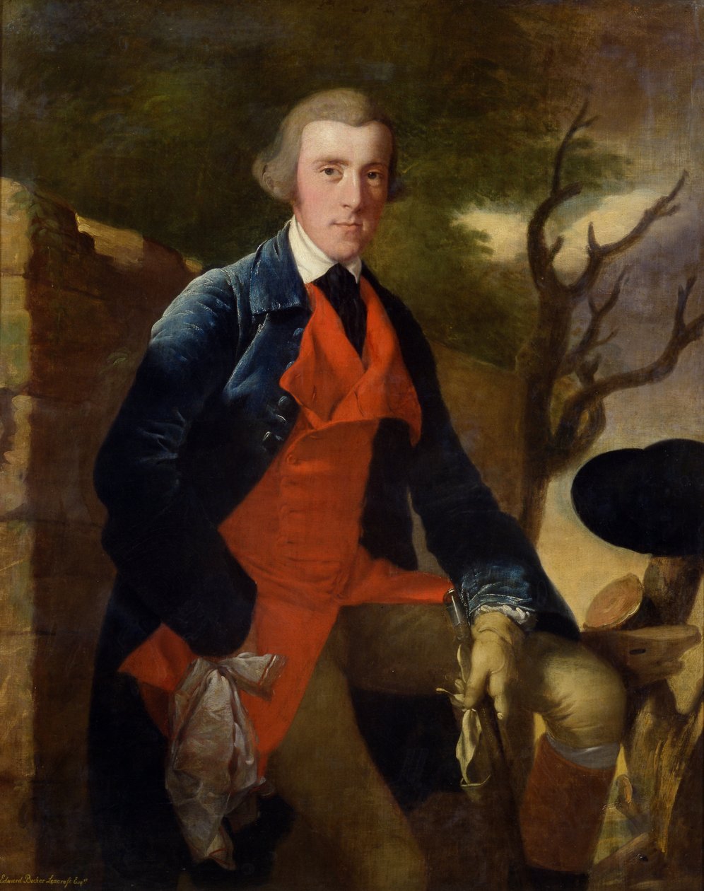 Edward Becher Leacroft z Wirksworthu od Joseph Wright of Derby