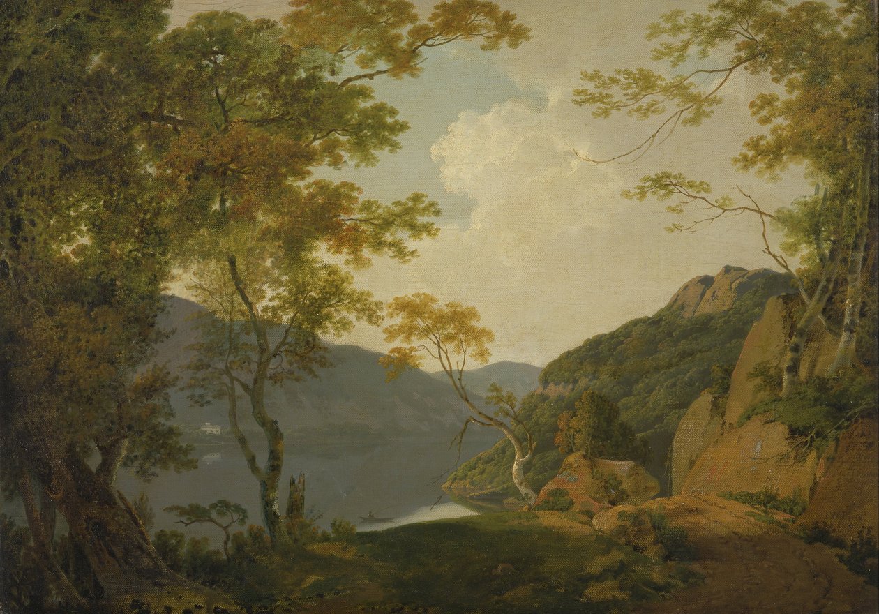 Lake Scene od Joseph Wright of Derby