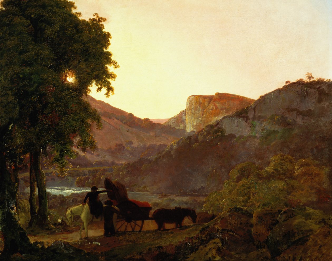 Krajina od Joseph Wright of Derby