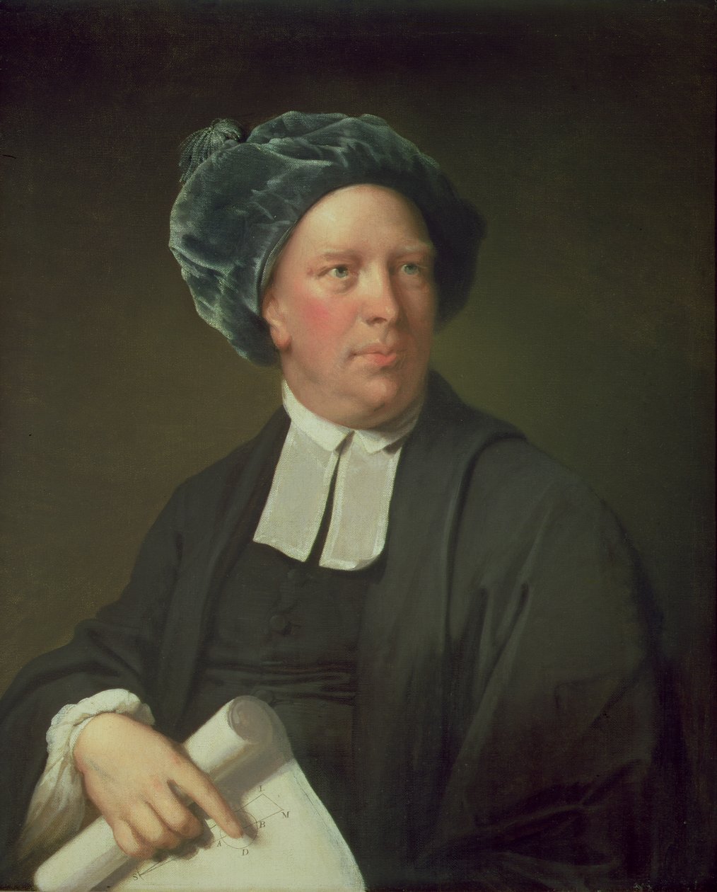 Rev. John Pickering, kolem 1777-80 od Joseph Wright of Derby