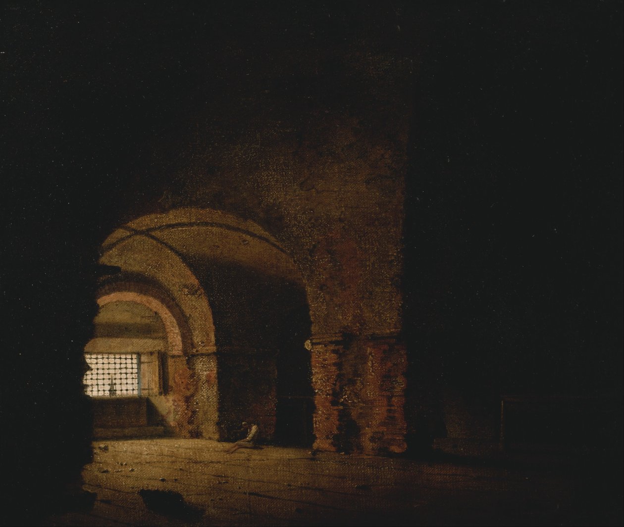 Vězeň od Joseph Wright of Derby