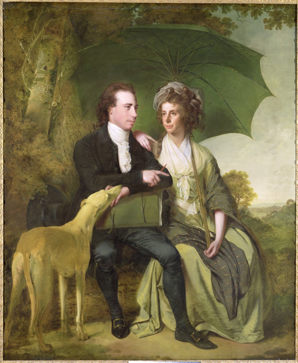 Rev. a paní Thomas Gisborne, z Yoxhall Lodge, Leicestershire, 1786 od Joseph Wright of Derby
