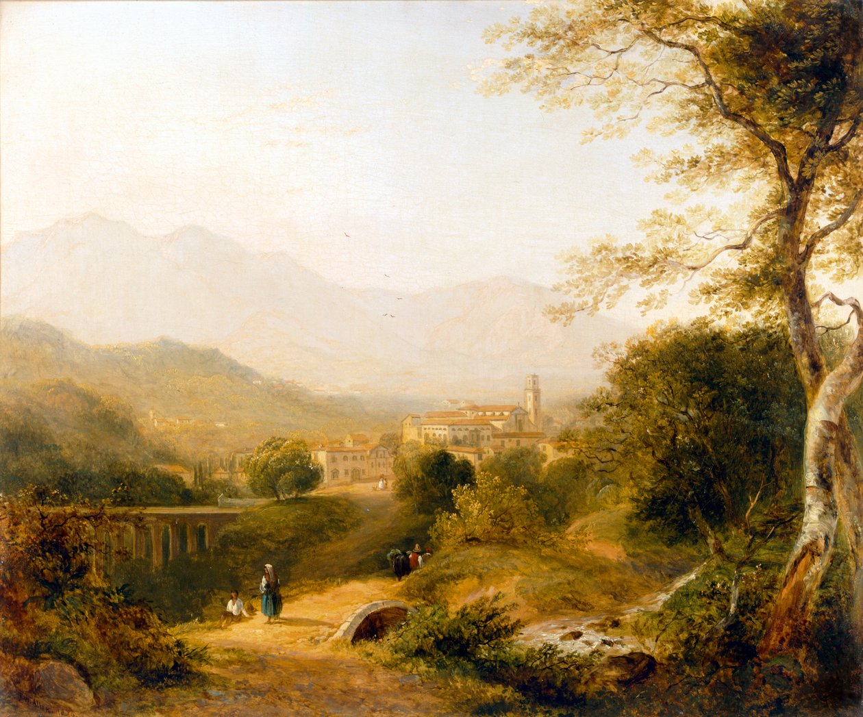 Italská krajina od Joseph William Allen
