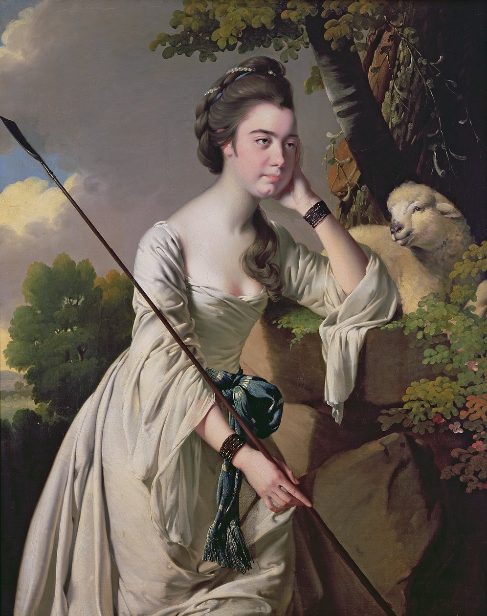 Anna Ashtonová, paní Thomas Caseová od Joseph Wright of Derby