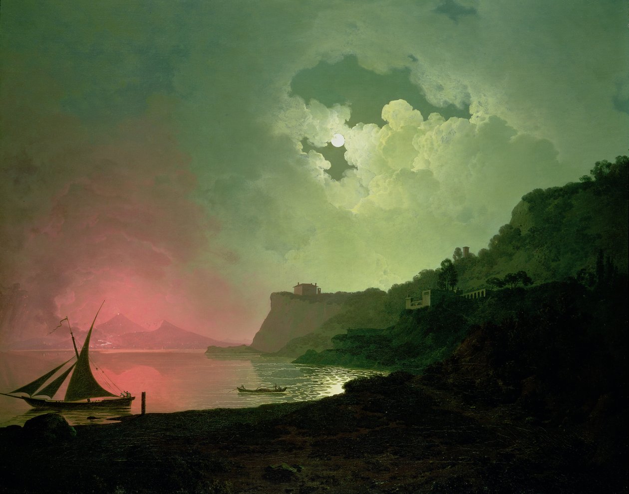 Vesuv od Joseph Wright of Derby