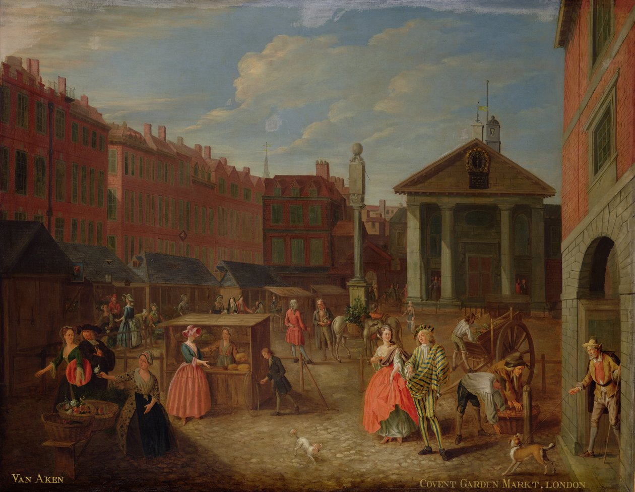 Pohled na Covent Garden (pár viz 145738) od Joseph van Aken