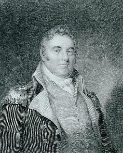 Richard Dale (1756-1826), vyryl Richard W. Dodson (1812-67) podle kopie původního obrazu od Jamese Barton Longacre (1794-1869) (rytina) od Joseph (after) Wood