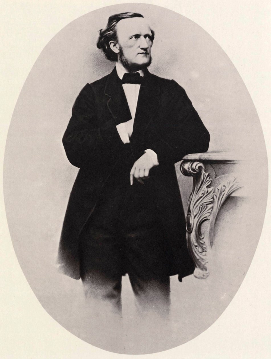 Richard Wagner , německý skladatel, 1864 od Joseph Albert