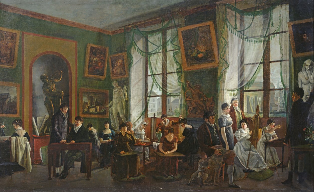 Studio Madame Haudebourt-Lescot od Joseph Albrier