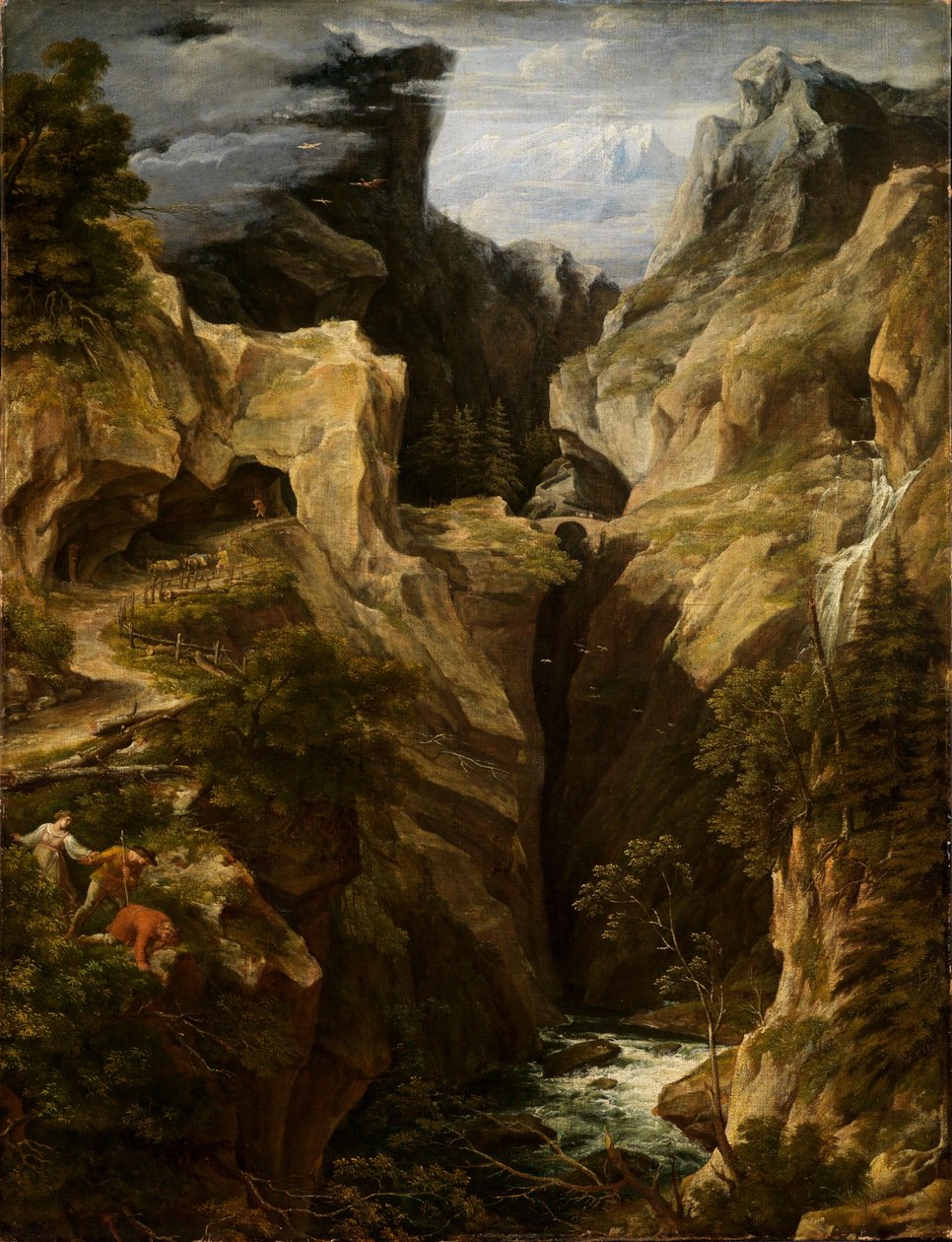 Via Mala v Graubündenu od Joseph Anton Koch