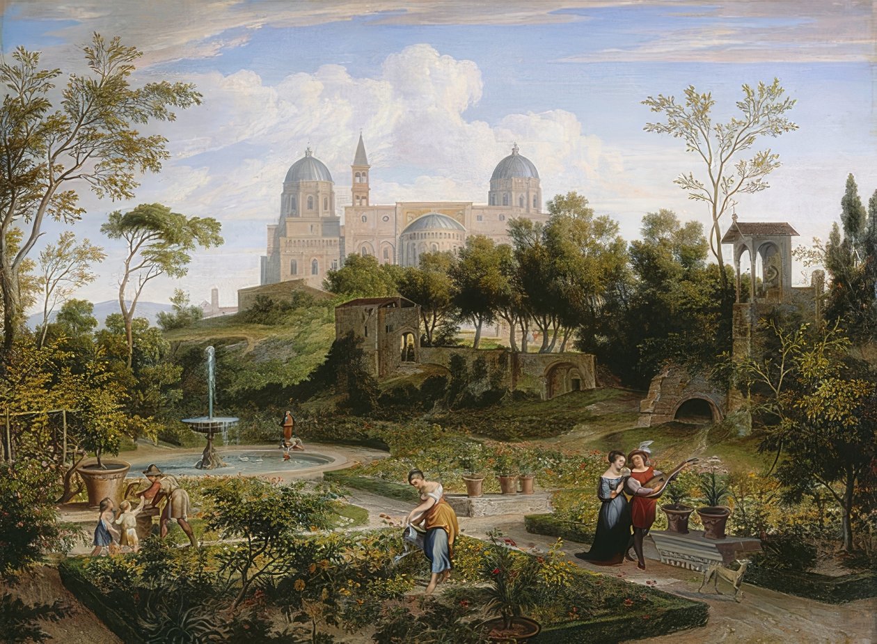 Santa Maria Maggiore v Římě 1808 od Joseph Anton Koch