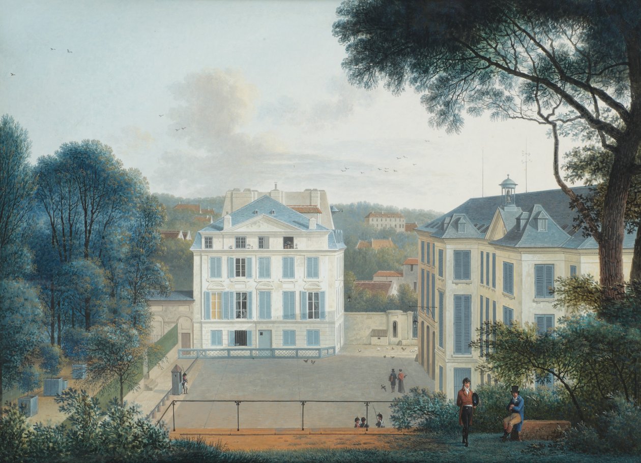 Buffonův dům v Jardin des Plantes v Paříži od Joseph August Knip