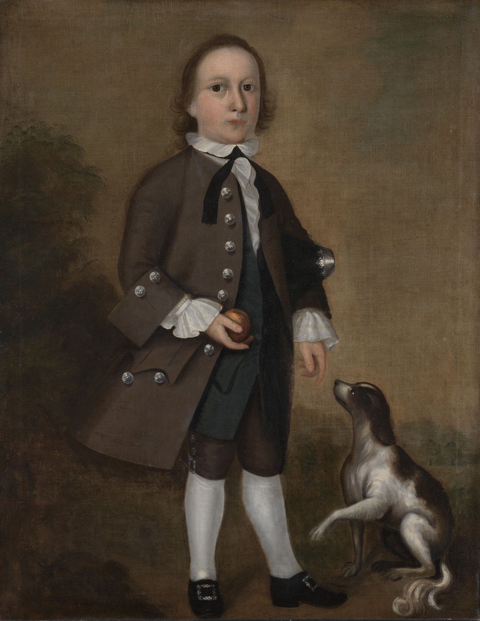 Jeremiáš Belknap, kolem roku 1758 od Joseph Badger