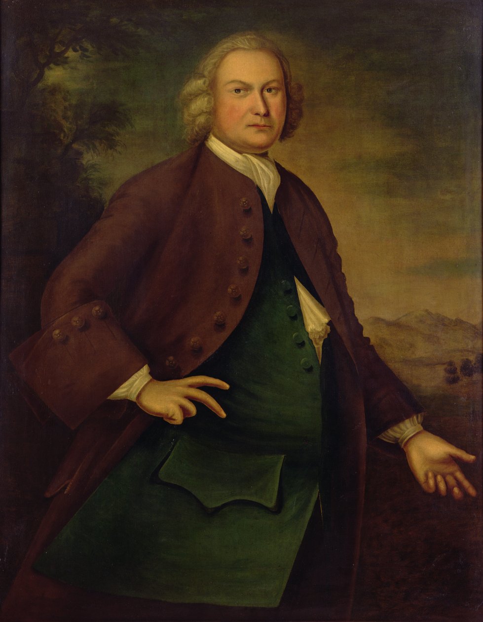 Portrét pana Daniela Rea, asi 1757 (olej na plátně) od Joseph Badger