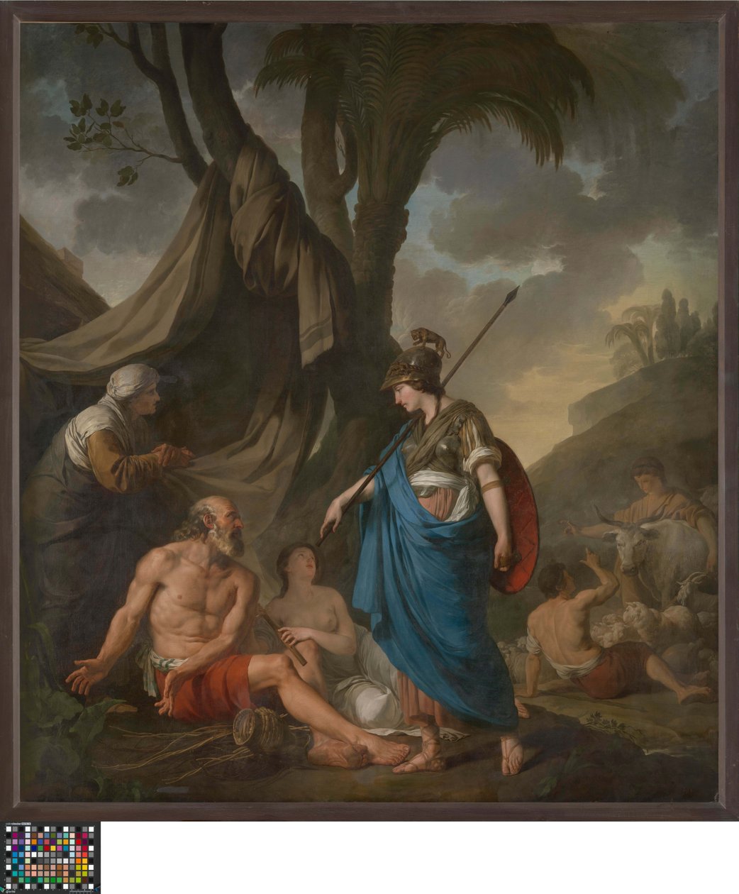 Erminia a pastýři (podle Torquata Tassa) od Joseph Benoît Suvée