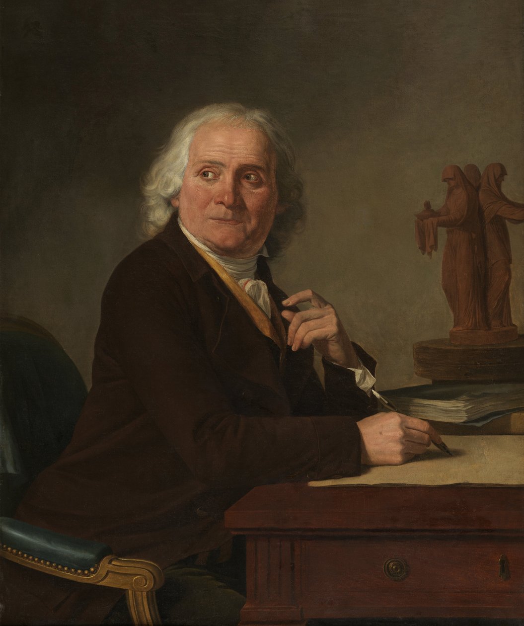 Portrét Jean Rameau, 1793. od Joseph Benoît Suvée