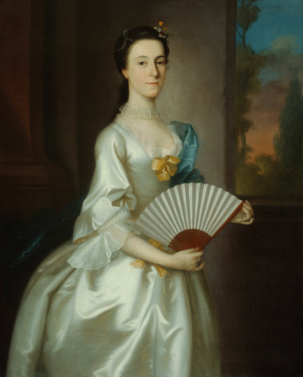 Abigail Chesebrough paní Alexander Grant, 1754. od Joseph Blackburn