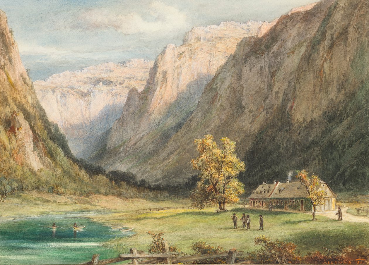 Lovecký zámeček v Brunn/Wildalpen od Joseph Brunner