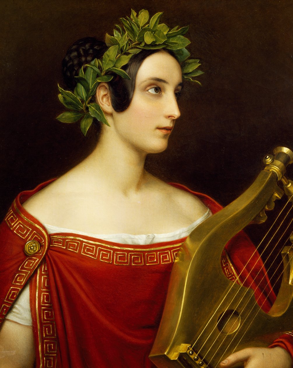 Lady Theresa Spence v roli Sapfó od Joseph Carl Stieler