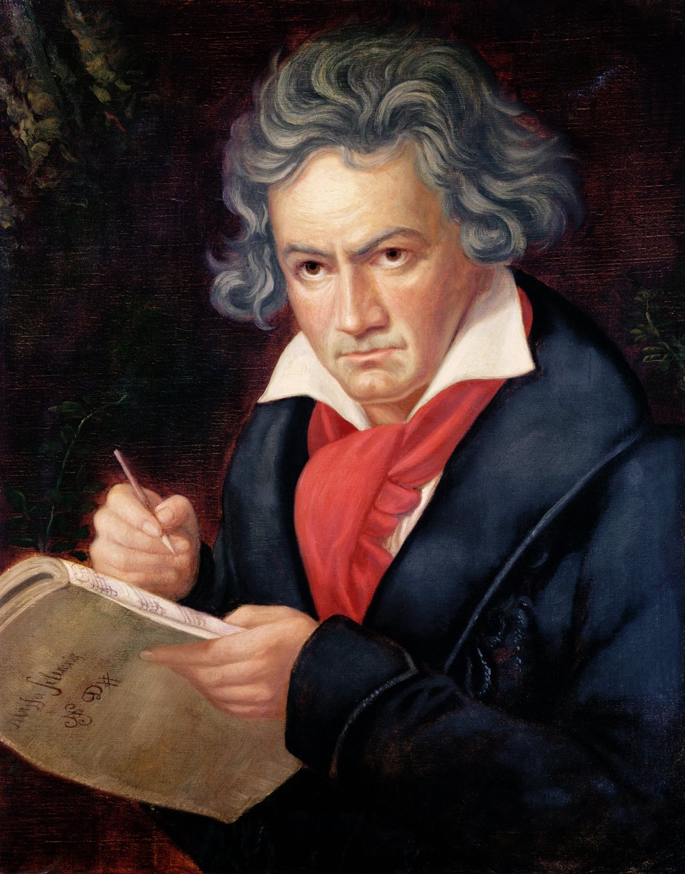Ludwig van Beethoven (1770-1827) složil skladbu „Missa Solemnis“ od Joseph Carl Stieler