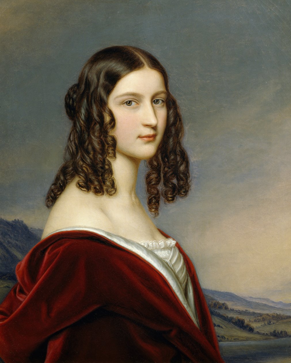 Portrét Friederike von Freiin Gumppenberg od Joseph Carl Stieler