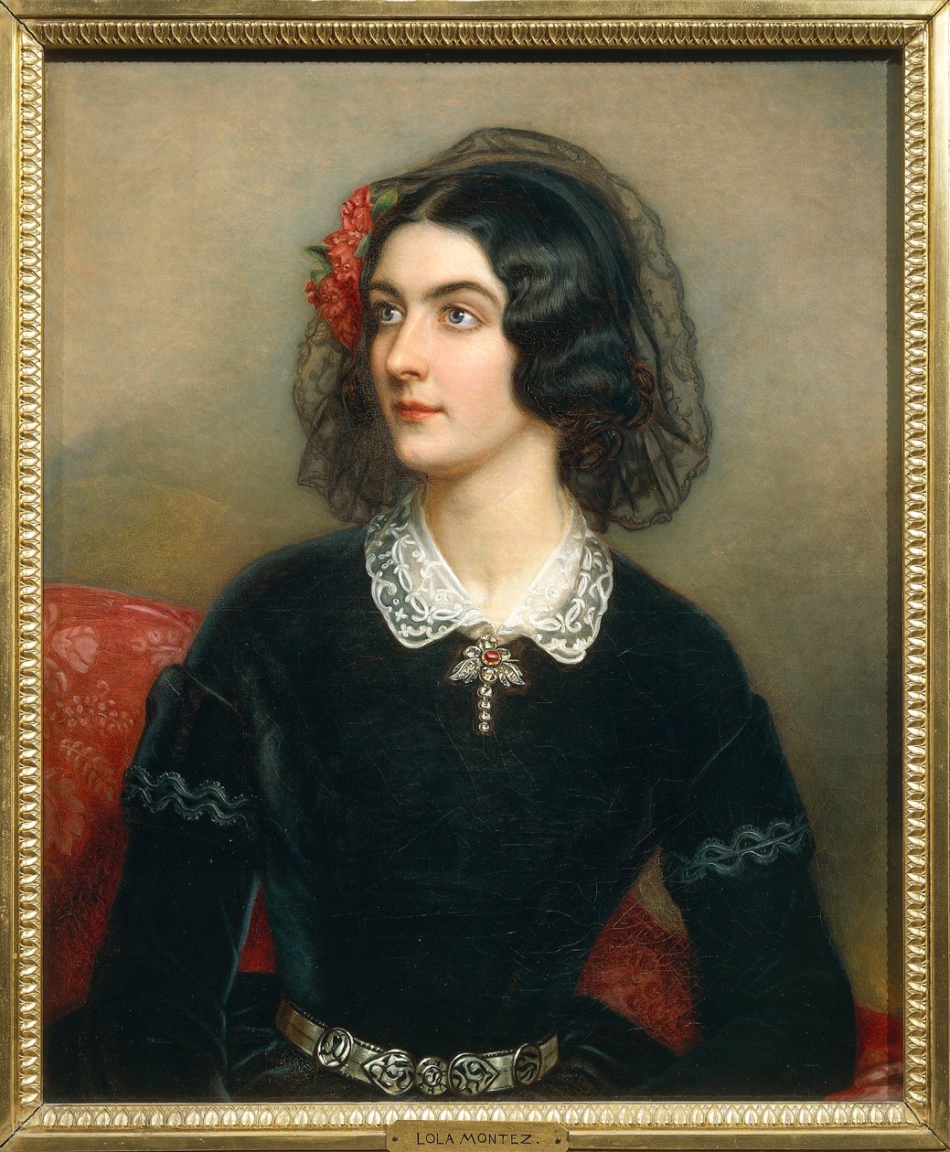 Portrét Marie Dolores Elisy Gilbertové, známé jako Lola Montez (Limerick od Joseph Carl Stieler