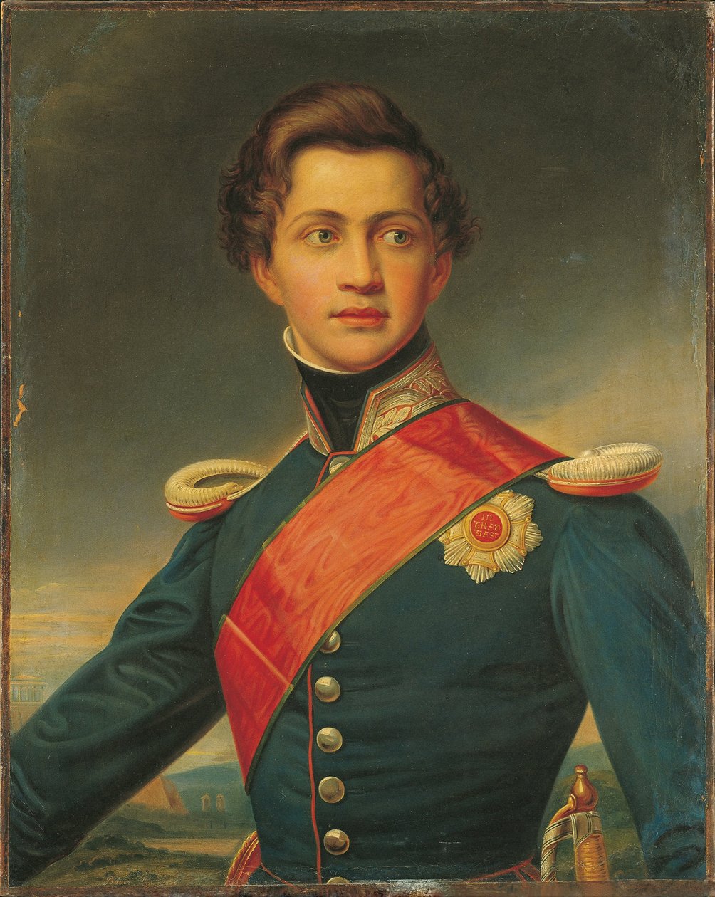 Portrét Otty, řeckého krále, 1832 od Joseph Carl Stieler