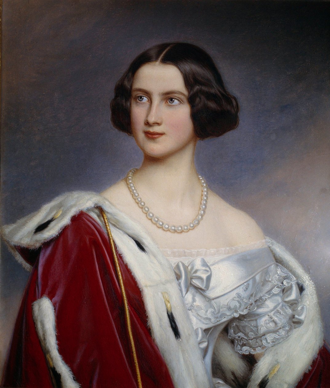 Portrét princezny Marie Pruské (1825-1889) Malba Josepha Karla Stielera (1781-1858) (např. vše) Mnichov 19. století. Chateau De Nymphenburg od Joseph Carl Stieler
