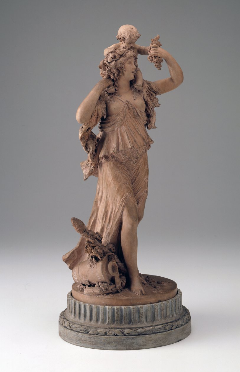 Bacchante nesoucí dítě na ramenou, c.1780-1796 od Joseph Charles Marin