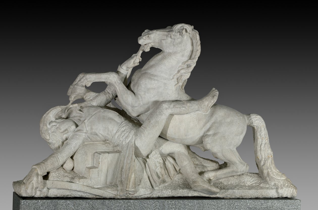 Smrt generála Louise Charlese Antoina Desaixe v bitvě u Marenga 14. června 1800 od Joseph Chinard