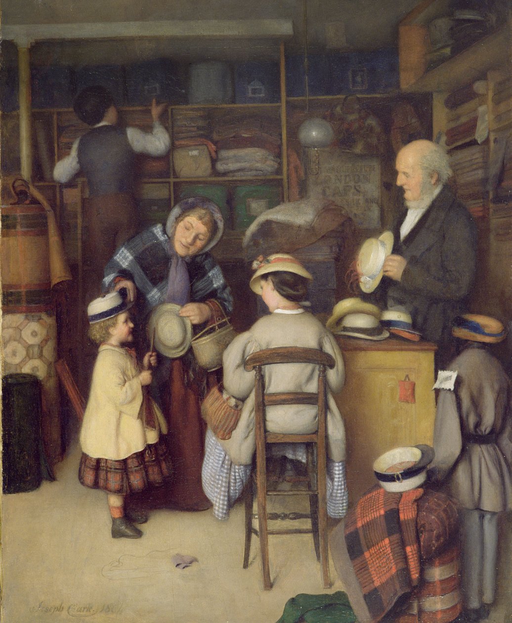 Nákup nového klobouku, 1880 od Joseph Clark