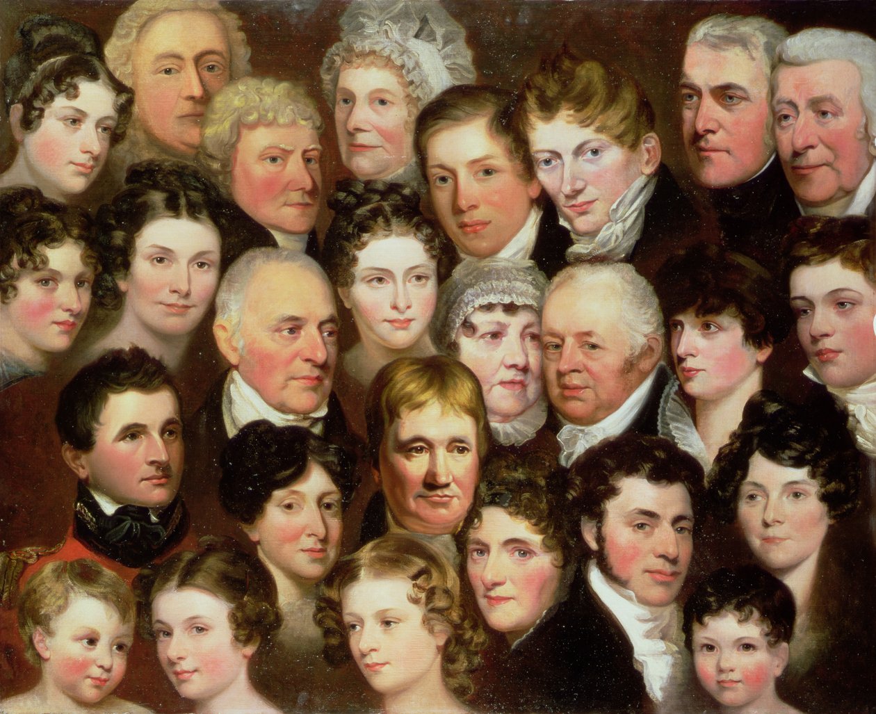 The Harvey Family of Norwich, c.1820 od Joseph Clover