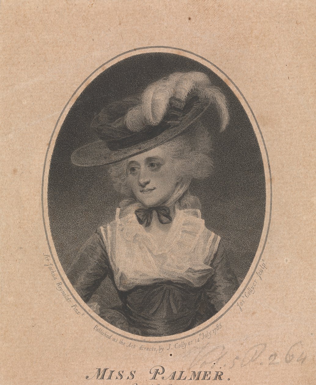 Slečna Mary Palmerová od Joseph Collyer
