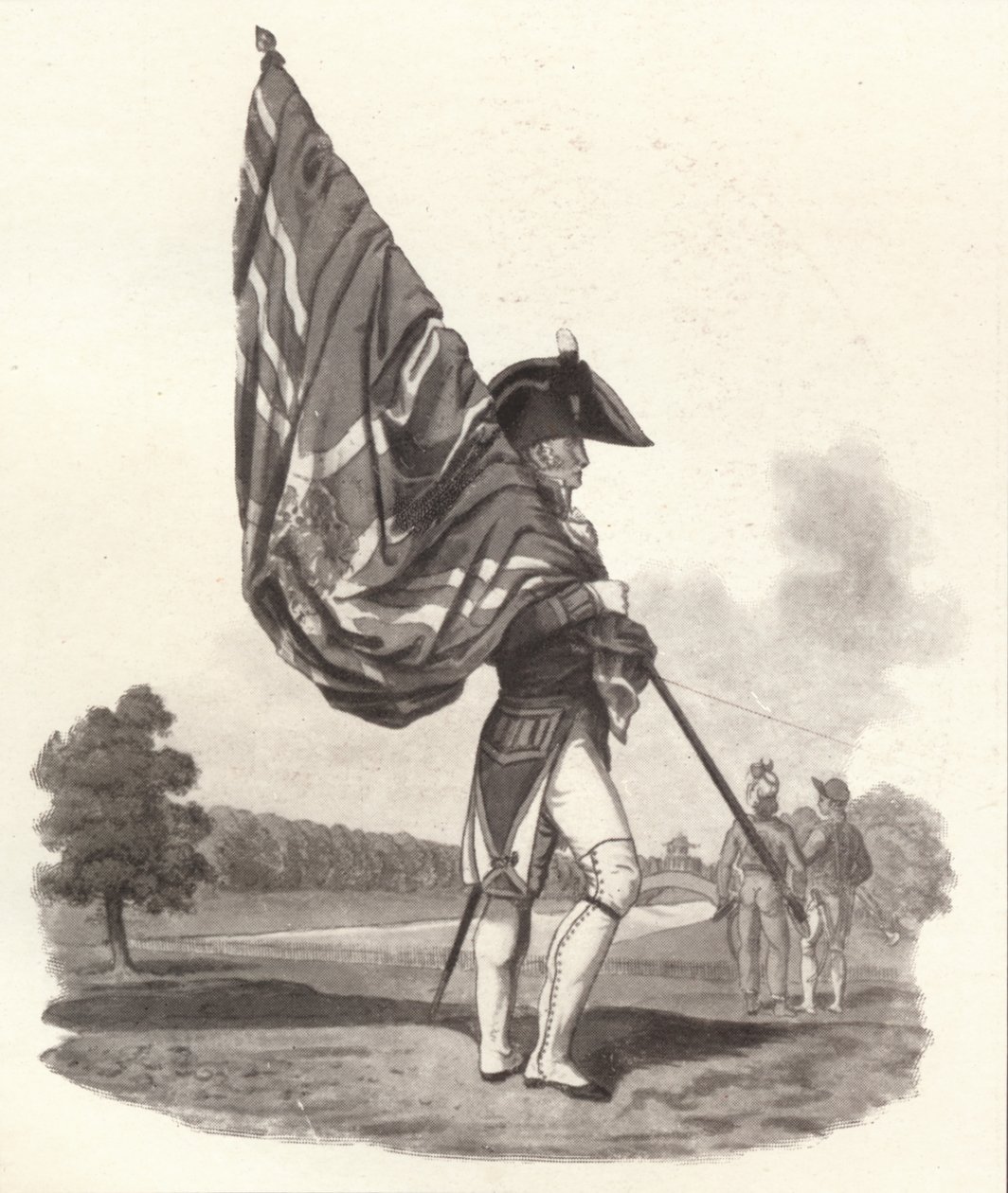 Důstojník stráží v plných šatech, c1812 1909 od Joseph Constantine Stadler