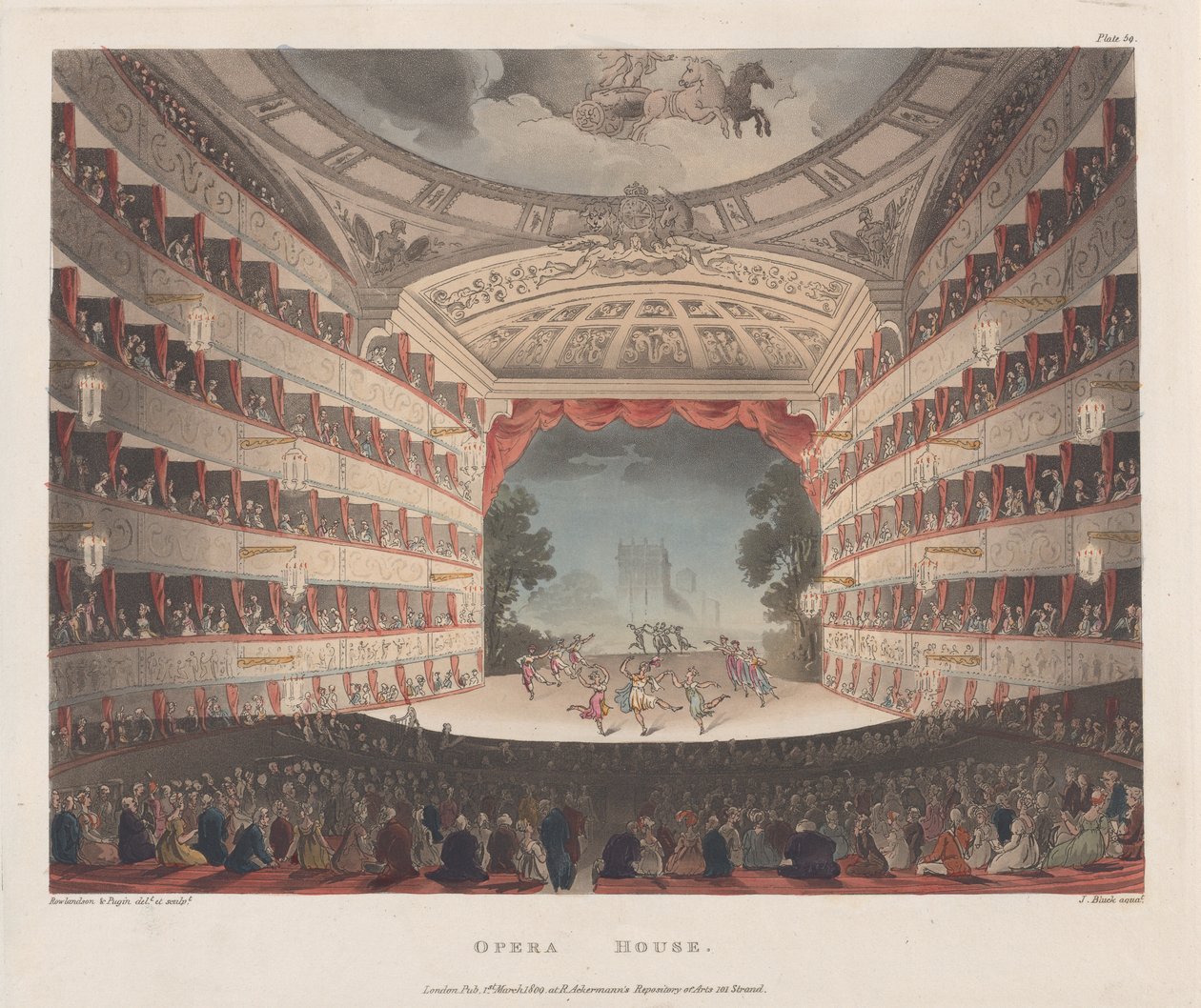 Opera, 1. března 1809, 1. března 1809. od Joseph Constantine Stadler