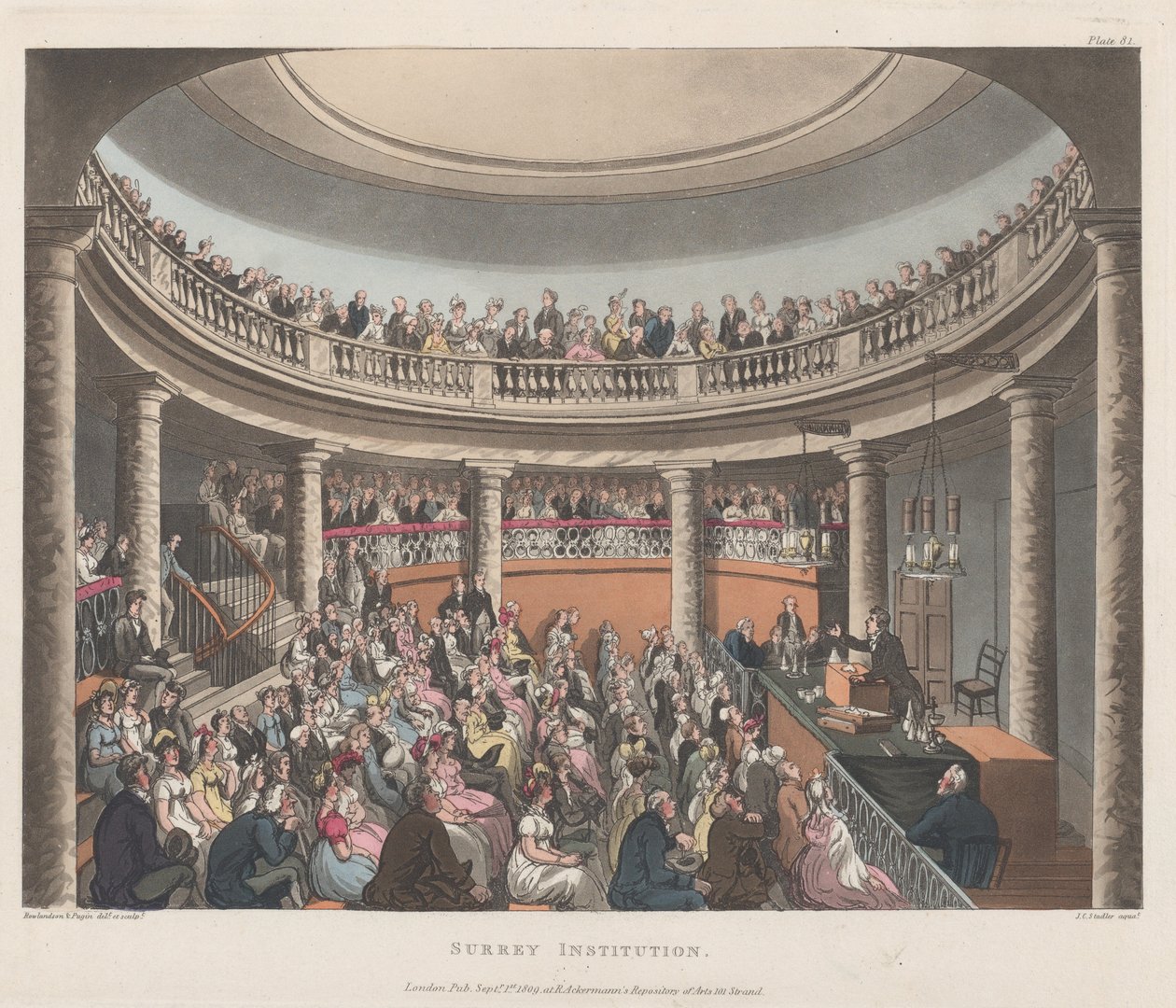 Surrey Institution, 1. září 1809, 1. září 1809. od Joseph Constantine Stadler